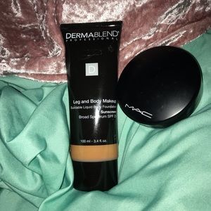 Dermablend liq. Found. & MAC setting color powder